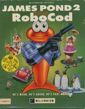 James Pond 2 - Codename RoboCod (AGA) box cover front